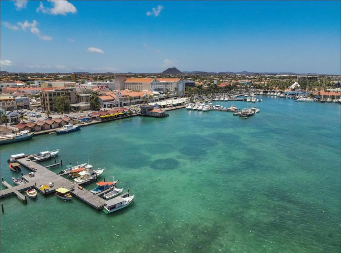 Luxury Condo With Infinity Pool & Ocean View Oranjestad Exteriér fotografie